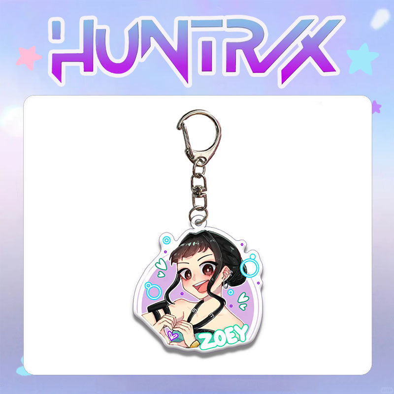 Wholesale kpop anime acrylic keychain