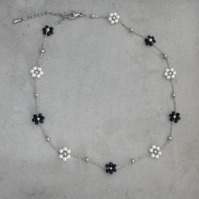 Wholesale  Color Flower Y2K Necklace