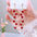 Wholesale  Long Floral Earrings Red Flower Waterdrop Tassel Earrings