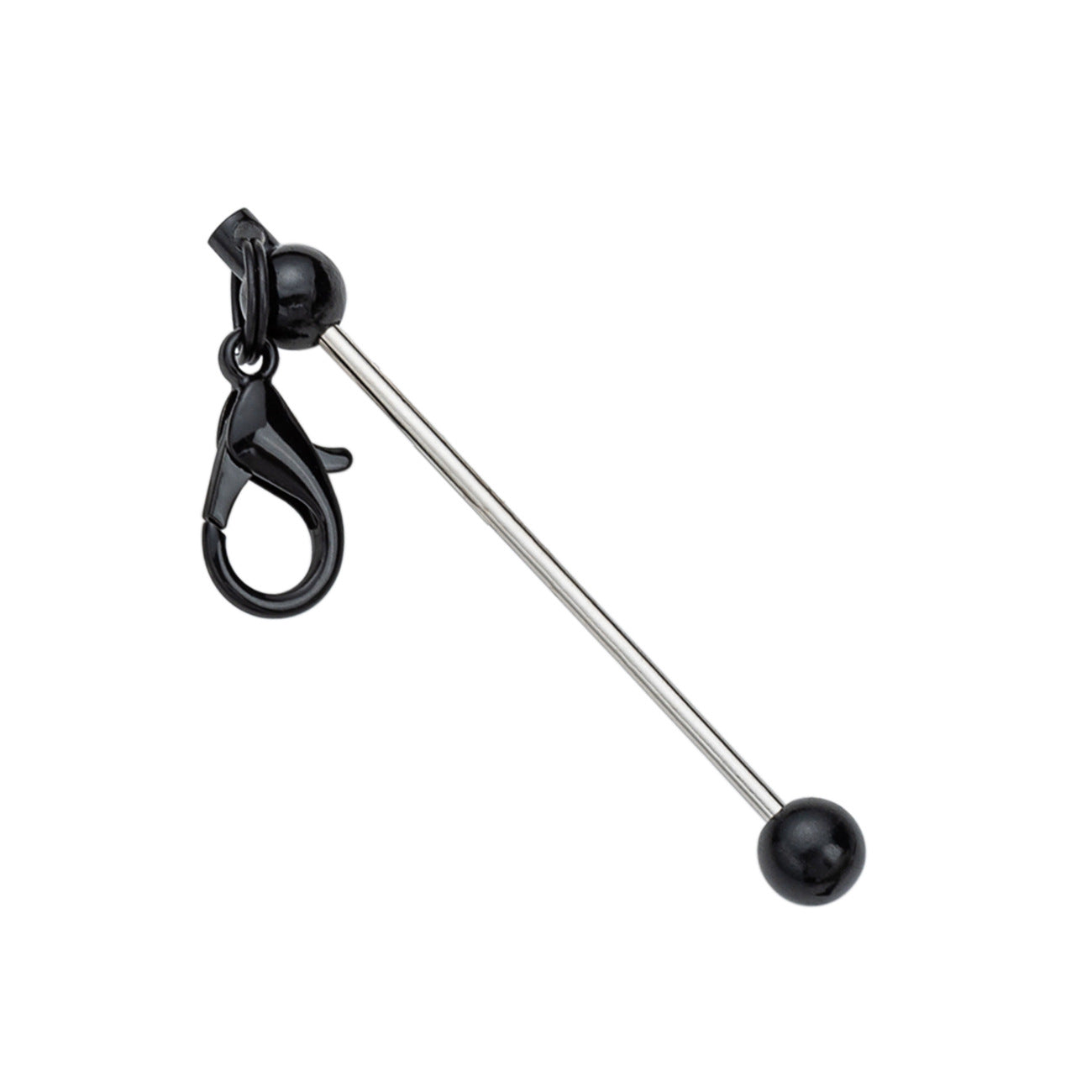 Wholesale Mini beaded candy-colored metal keychain