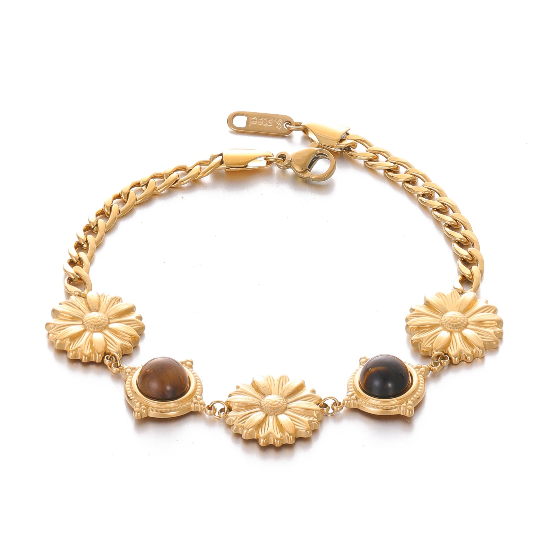 Wholesale Baroque Retro Luxury  Stainless Steel Jewelry Bracelet