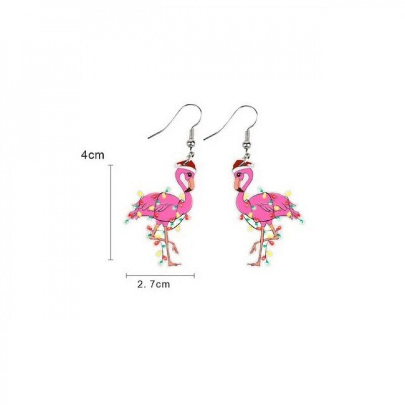 Wholesale Christmas  Acrylic Flat  Earrings