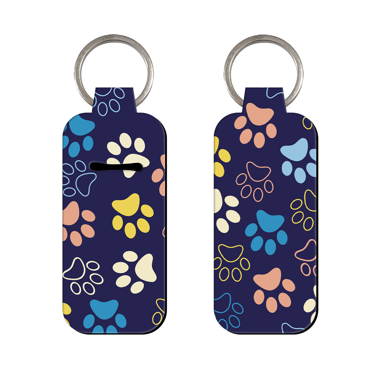 Wholesale 6pcs Cartoon Cat's Claw Lipstick Case Keychain