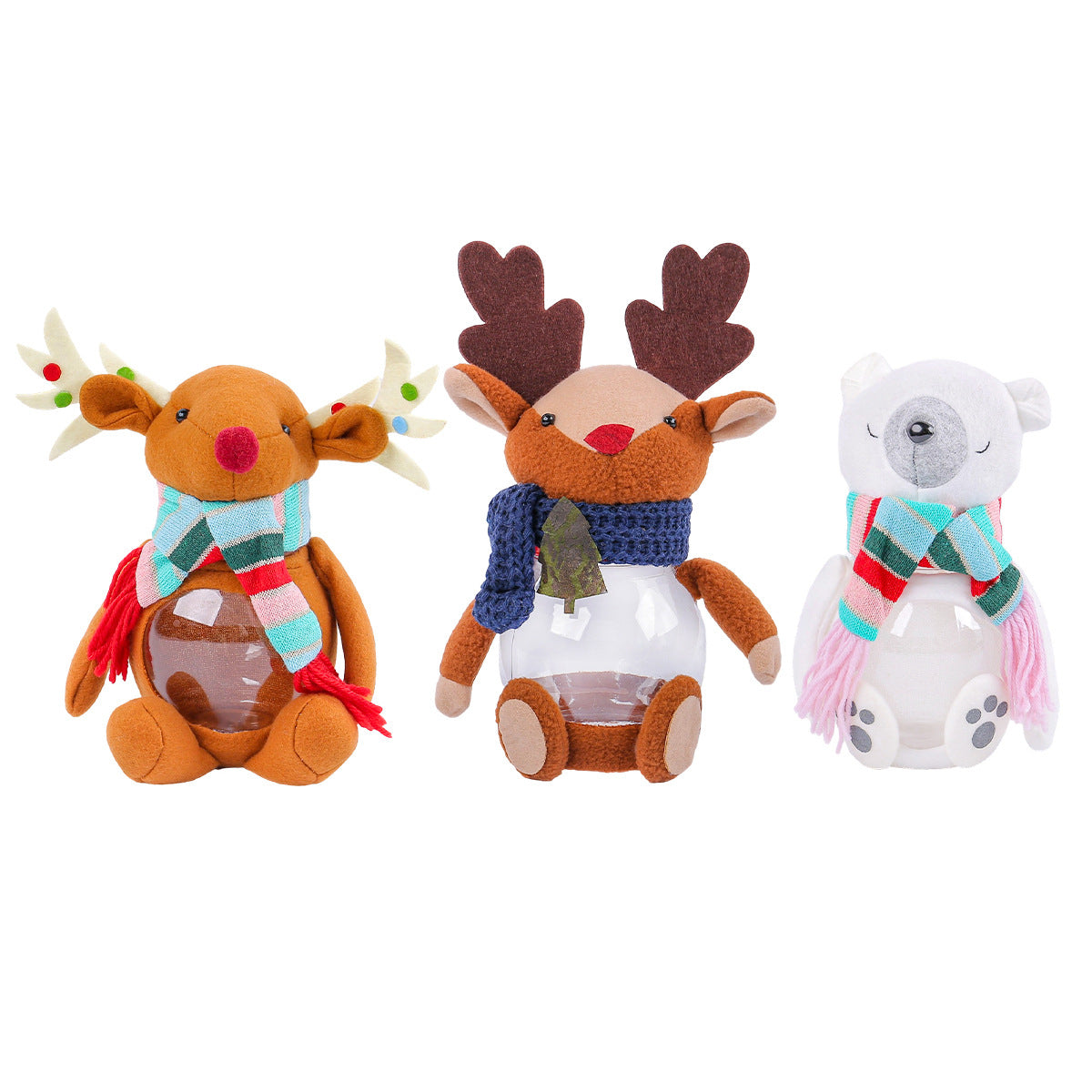 Wholesale  Christmas Decorations Christmas Elk Gift Jar Creative Decorations