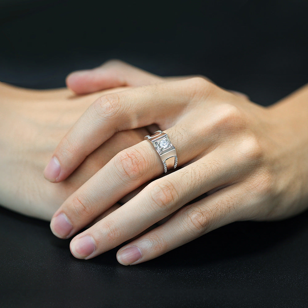 Wholesale  domineering exaggerated 925 sterling silver ring