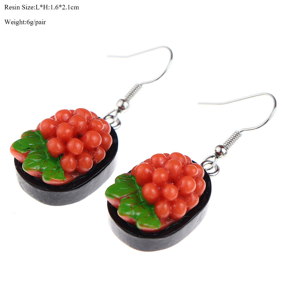 Wholesale cute  miniature food earrings
