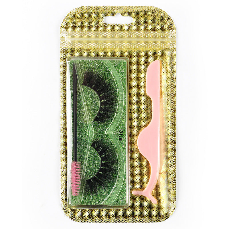 Wholesale Natural Thick 3d False Eyelashes ACC-FS-LJL001