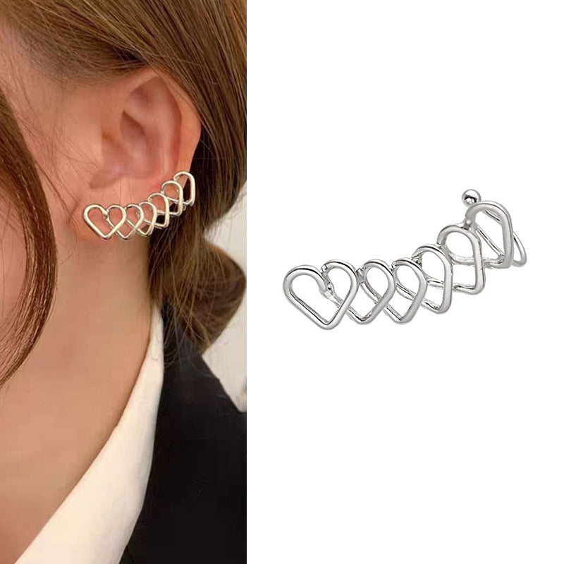 Wholesale  full diamond butterfly snake-shaped earrings