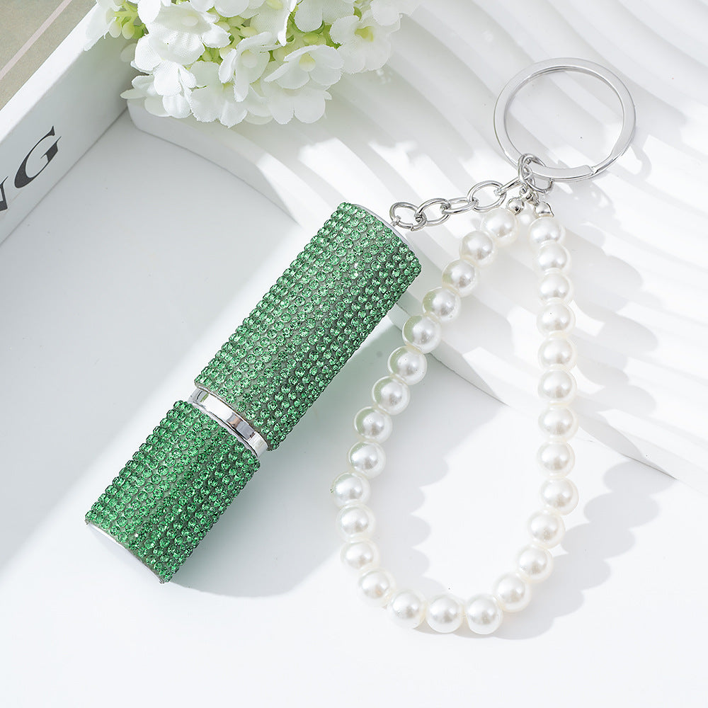 Wholesale  Diamond-Encrusted 5ml Creative  Keychain