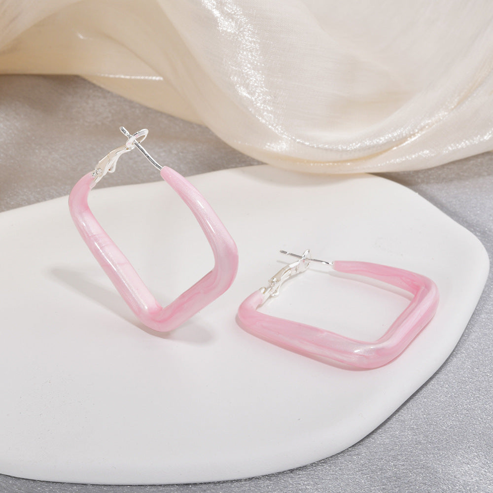 Wholesale  Light Luxury Candy Color Earrings