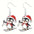 Wholesale  Christmas Cartoon  Cute Acrylic Pendant  Gingerbread Earrings