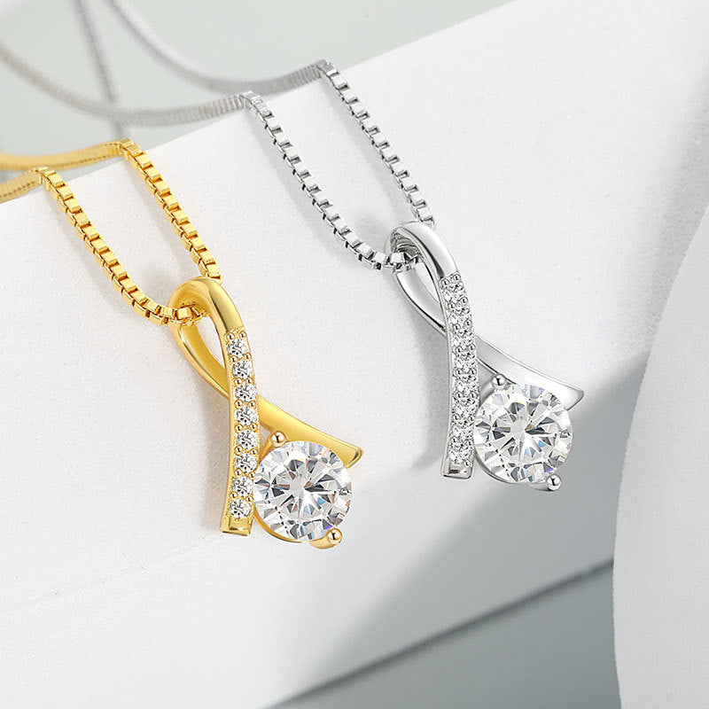 Wholesale Zirconia Copper Necklace ACC-NE-YingRong005