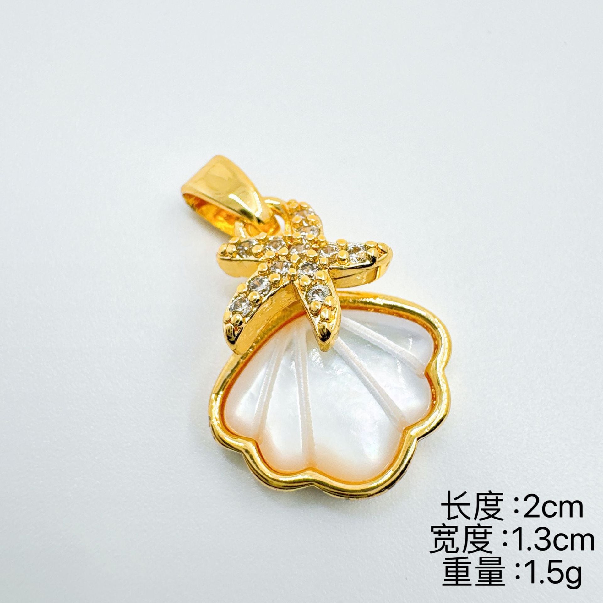 Wholesale Japanese Korean Style Mother of Pearl Cat Pendant Necklace