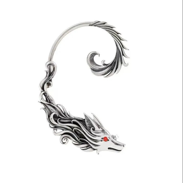 Wholesale Wolf Couple Personalized Ear Clip