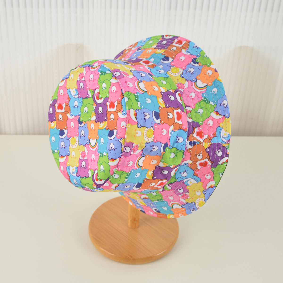 Wholesale Cute Cartoon Colorful Bear Bucket Hat ACC-HT-MeiShuo001