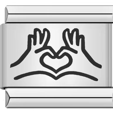 Wholesale Italian Charm Bracelet 9mm DIY Splicing Cartoon Numbers Stainless Steel Composable Bracelet