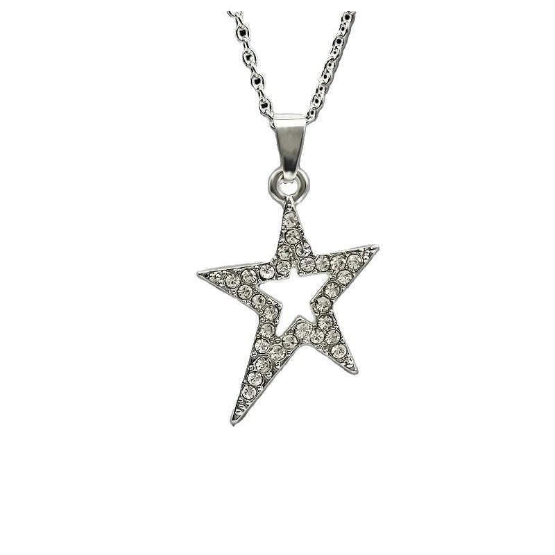 Wholesale  five-pointed star pendant necklace