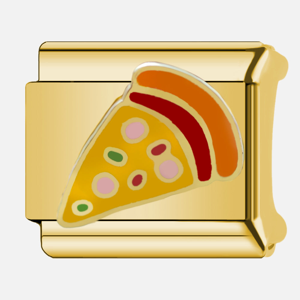 Wholesale Italian Charm Bracelet 9mm DIY  Fruit Cherry Creative Stainless Steel Composable Bracelet