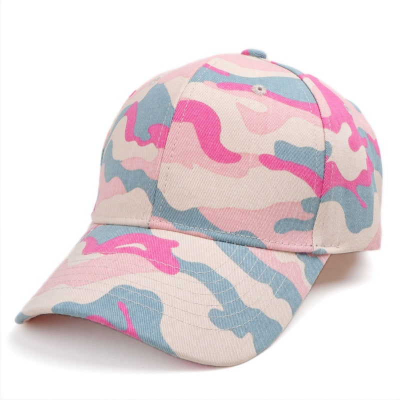 Wholesale Camouflage Baseball Cap  Casual Fashion Velcro Cap Sunscreen Sunshade Hat