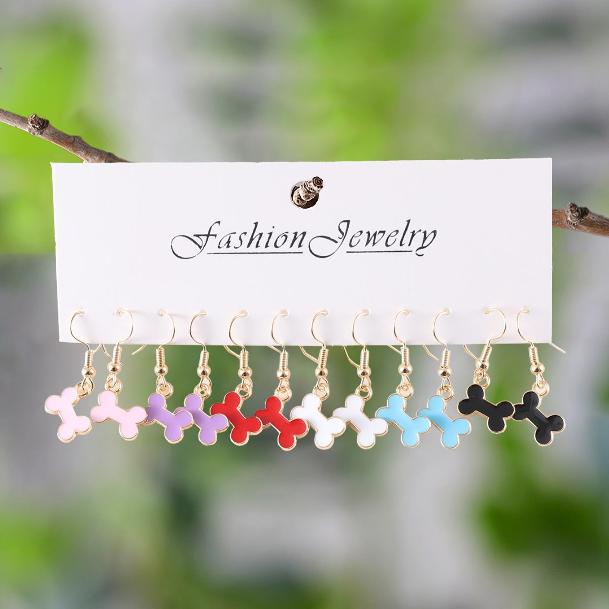 Wholesale Colorful Puppy Pet Series Earrings