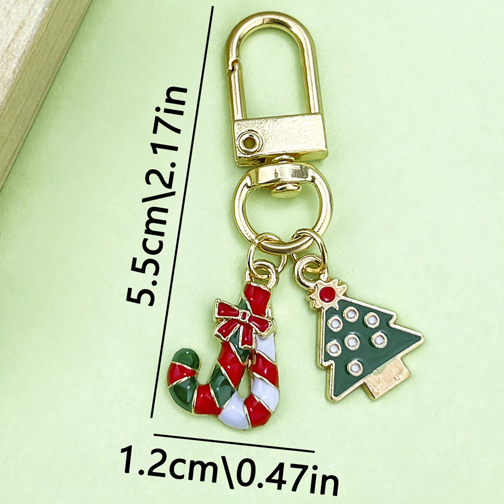 Wholesale Cute cartoon Christmas keychain