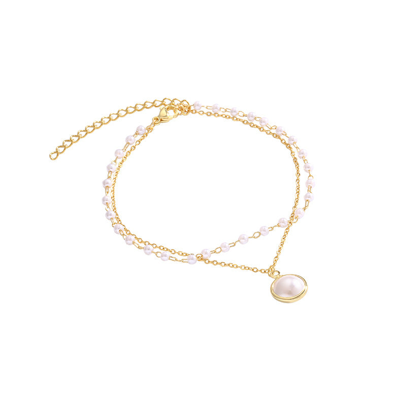 Wholesale  Light Luxury Simple Pearl Bracelet