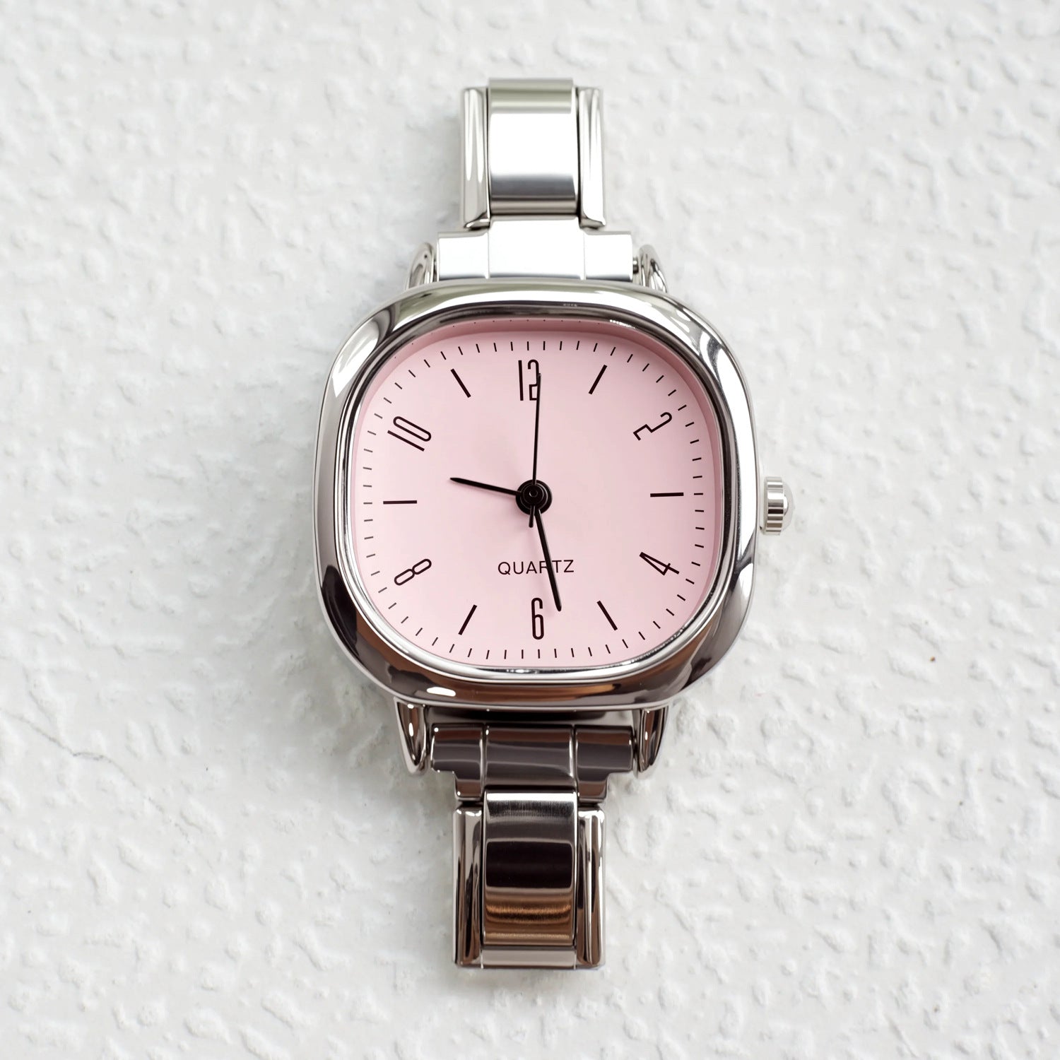Wholesale Modular bracelet watch quartz watch wholesale silver colorful small square versatile DIY watch strap