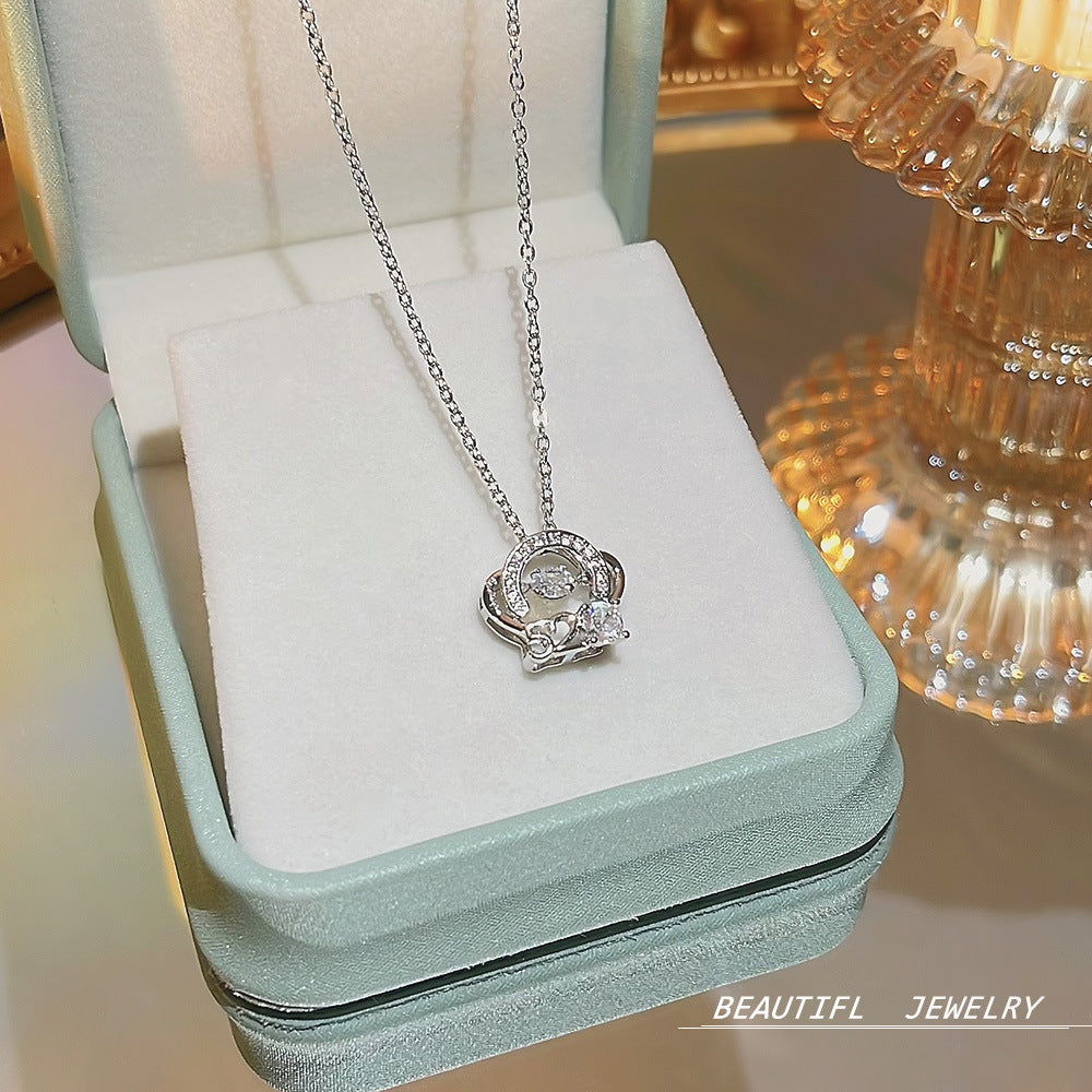 Wholesale Titanium Steel Clavicle Chain Choker Necklace ACC-NE-Xiyue004