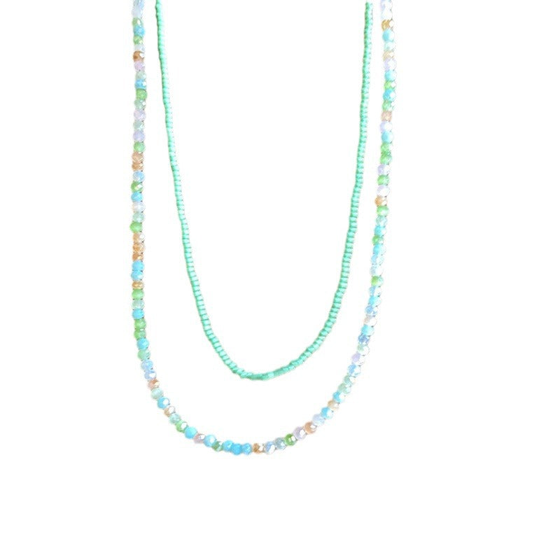 Wholesale Green Beaded Necklace