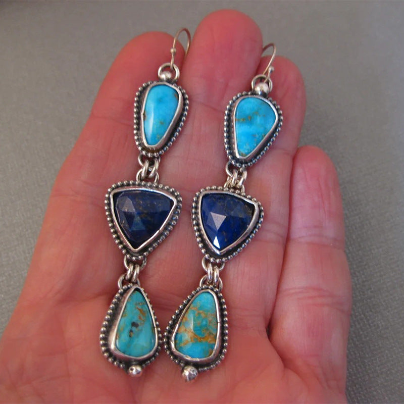 Wholesale Bohemian Artistic Retro Long Earrings