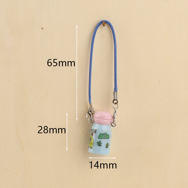Wholesale Cute Mini Thermos Cup Keychain Pendant Doll Accessories