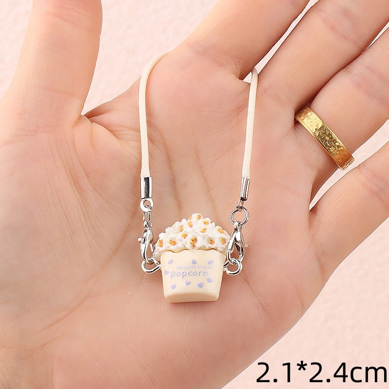 Wholesale Cute cartoon mini popcorn doll accessories