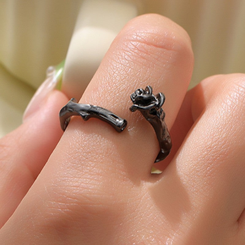 Wholesale Hip Hop Rose Flower  Ring