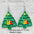 Wholesale Christmas 3D Acrylic Earrings
