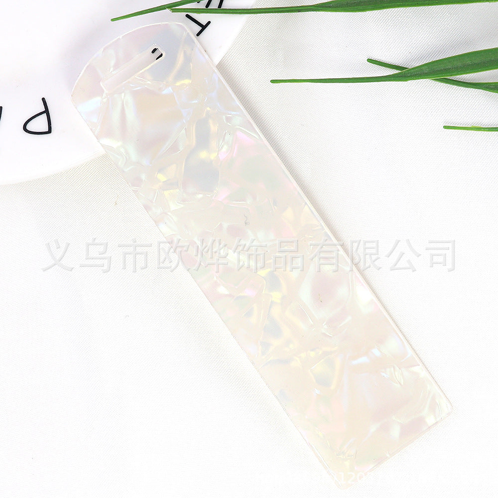 Wholesale 10PCS DIY Textured Acrylic Bookmarks