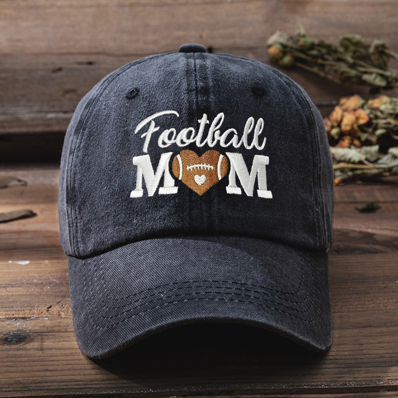 Wholesale FOOTBALL MOM Embroidered Cotton Baseball Hat ACC-HT-TangQiu001