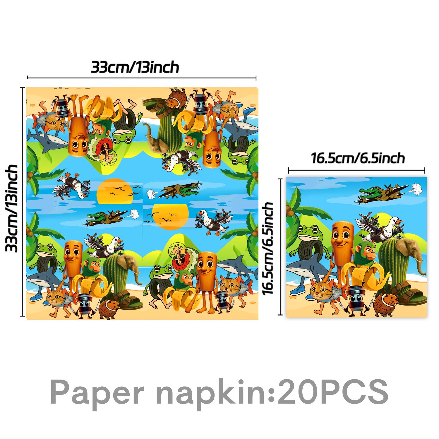 Wholesale Themed birthday party disposable tableware