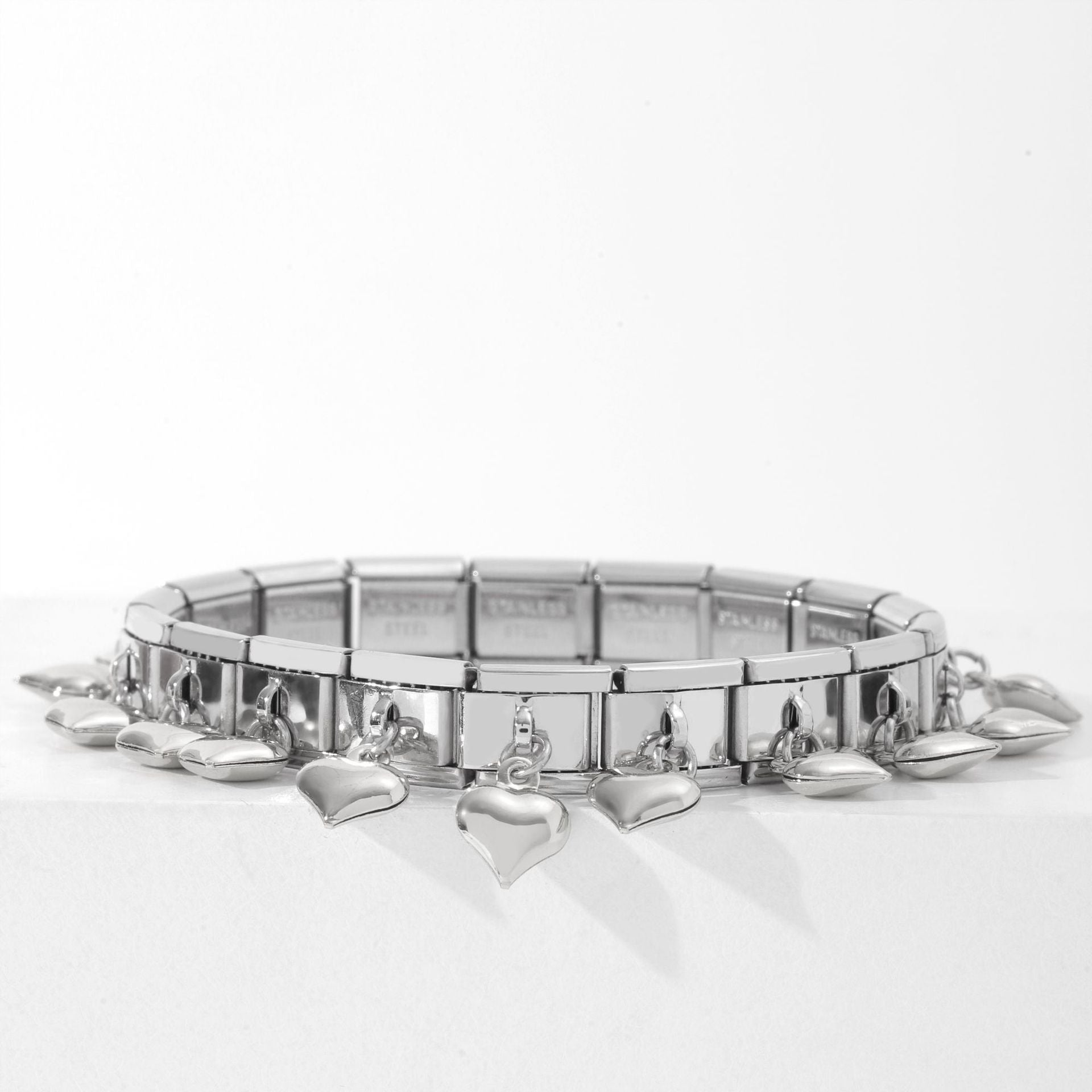 Wholesale Italian Charm Bracelet Charm Module Stainless Steel Bracelet 9mm DIY Pattern Free Stitching Detachable Composable Bracelet ACC-BT-XY001