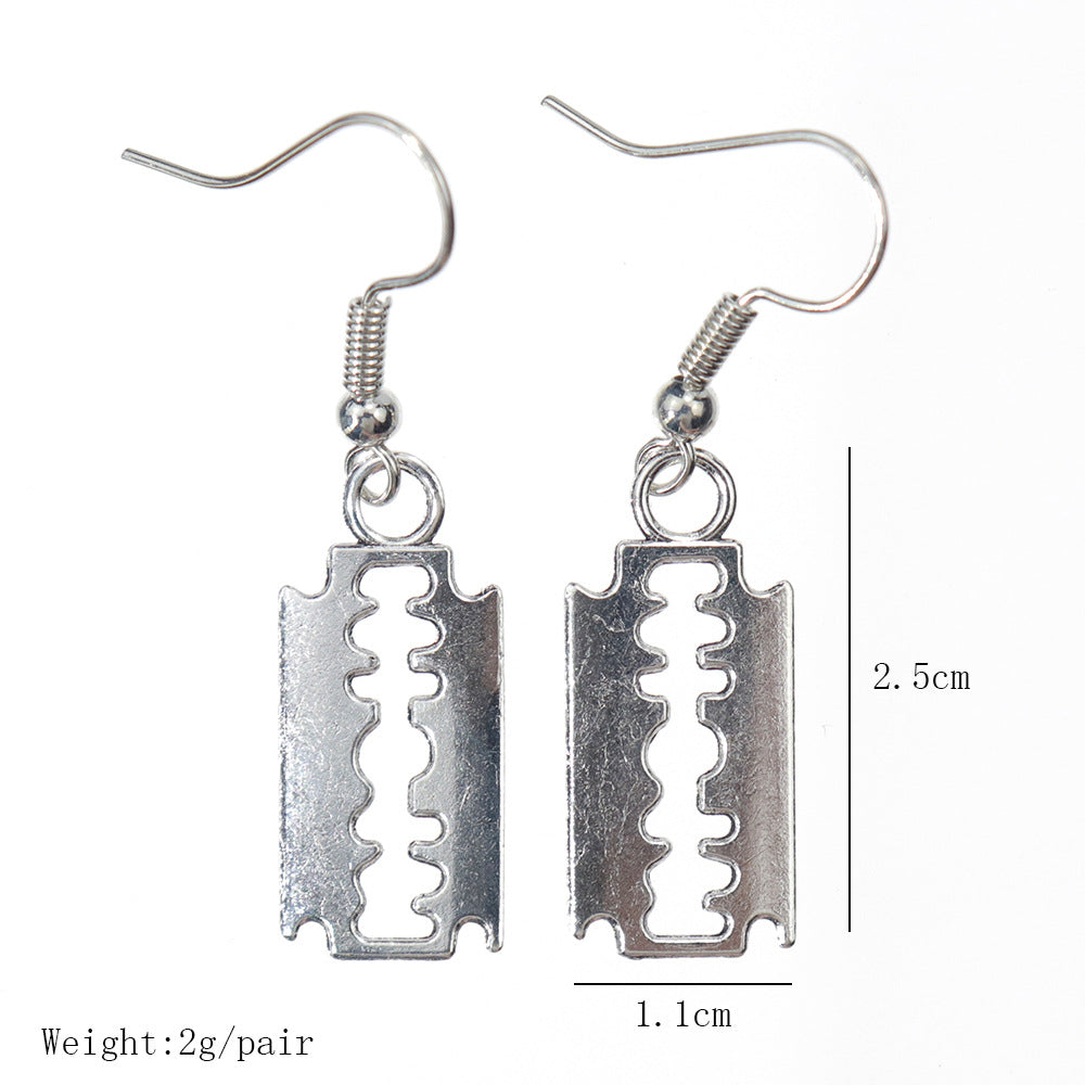 Wholesale  vintage alloy knife  earrings