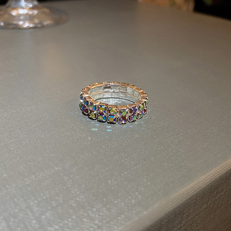 Wholesale Pearl Zircon Love Bow Ring ACC-RS-TuoYa001