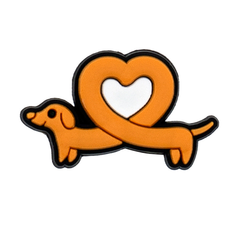 Wholesale 100pcs Random Cartoon Dog Shoes Accessories Shoes Charms