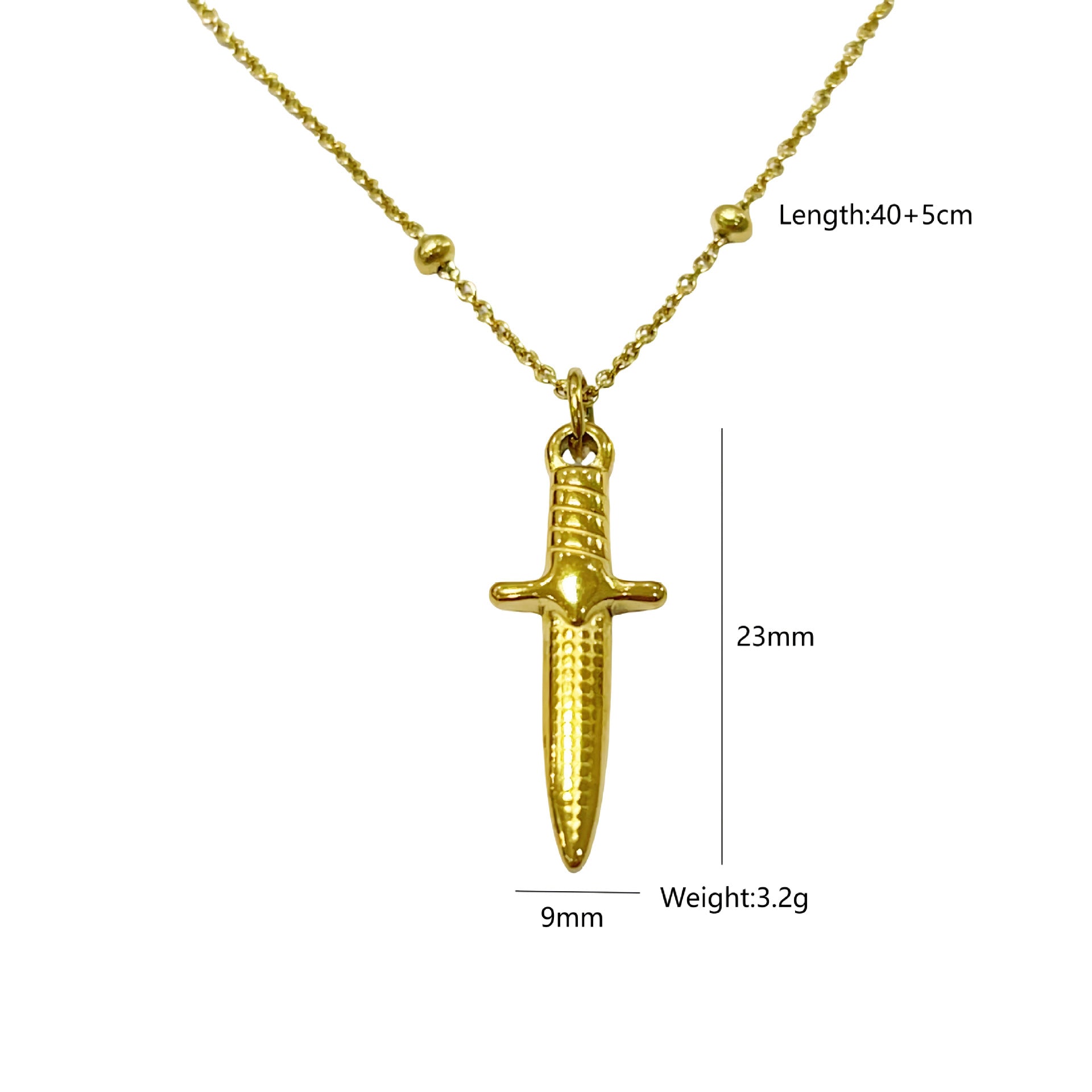 Wholesale  retro cross stainless steel pendant necklace