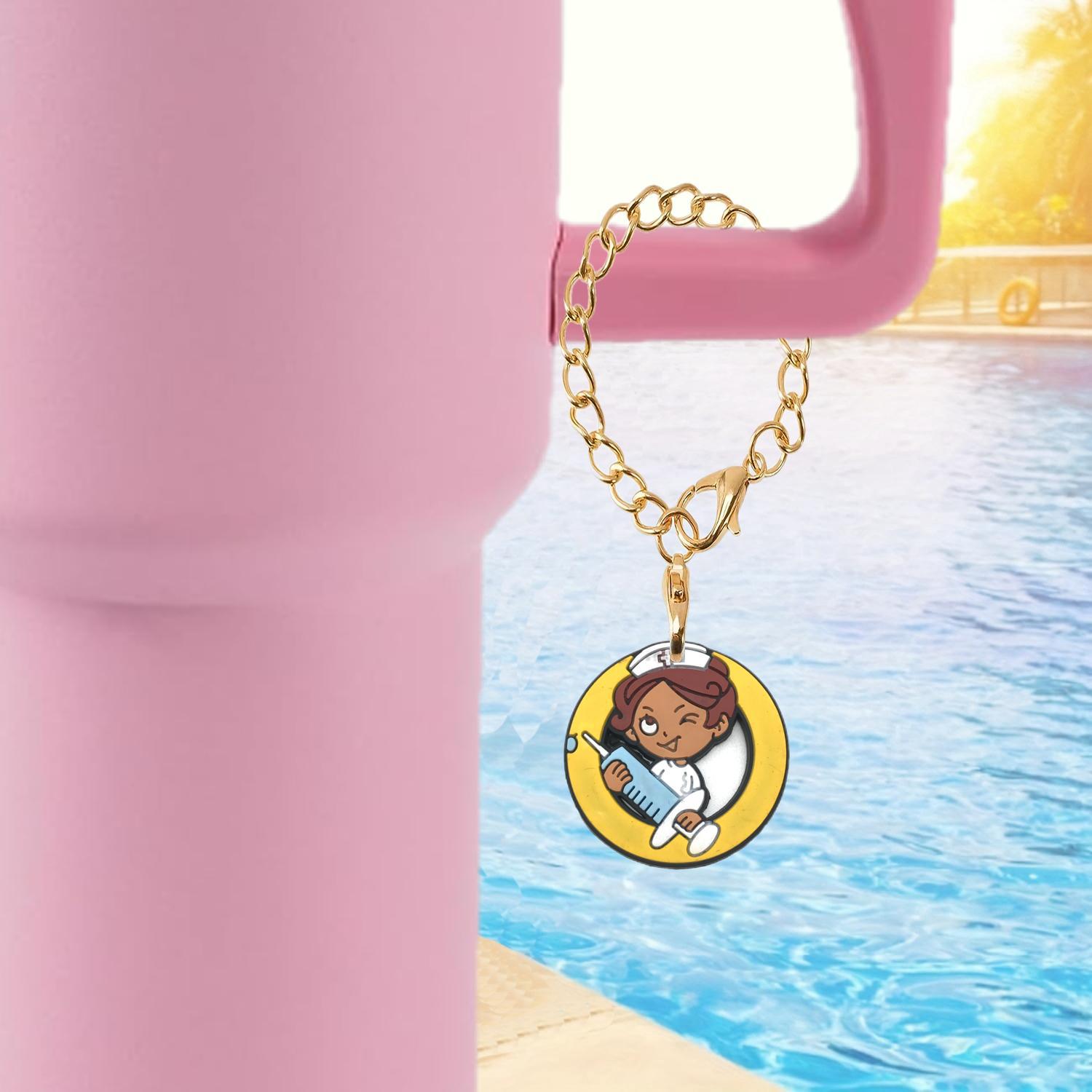 Wholesale Nurse Series Soft Rubber Hanging Chain Cup Accessories Chain ACC-CA-XieJi003