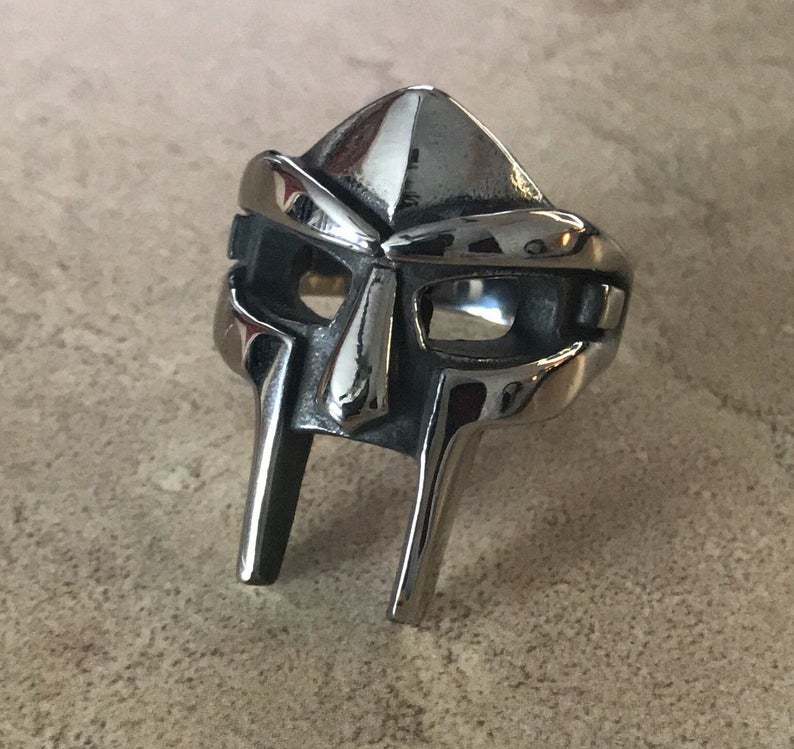 Wholesale Ghost Head Hip Hop Skull Ring