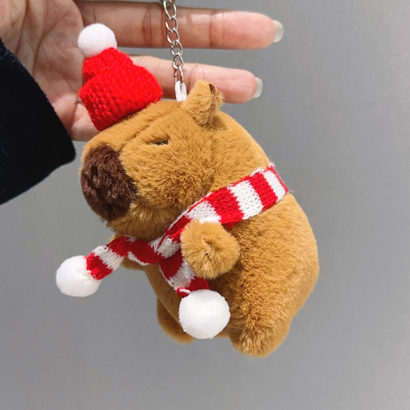 Wholesale Creative Kapibala Capybara Plush Cute Doll Keychain