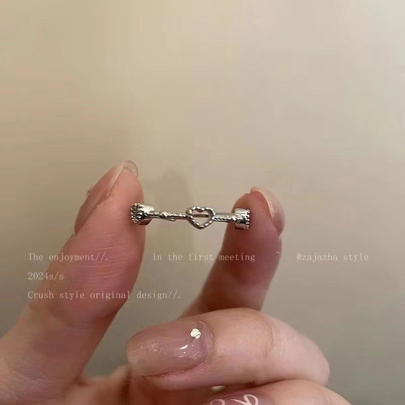 Wholesale  Bow Diamond Ring  Opening Adjustable Ring