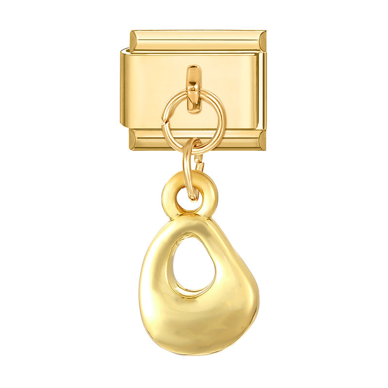 Wholesale  Italian Charm Bracelet 9mm DIY Creative Retro Stainless Steel Composable Bracelet