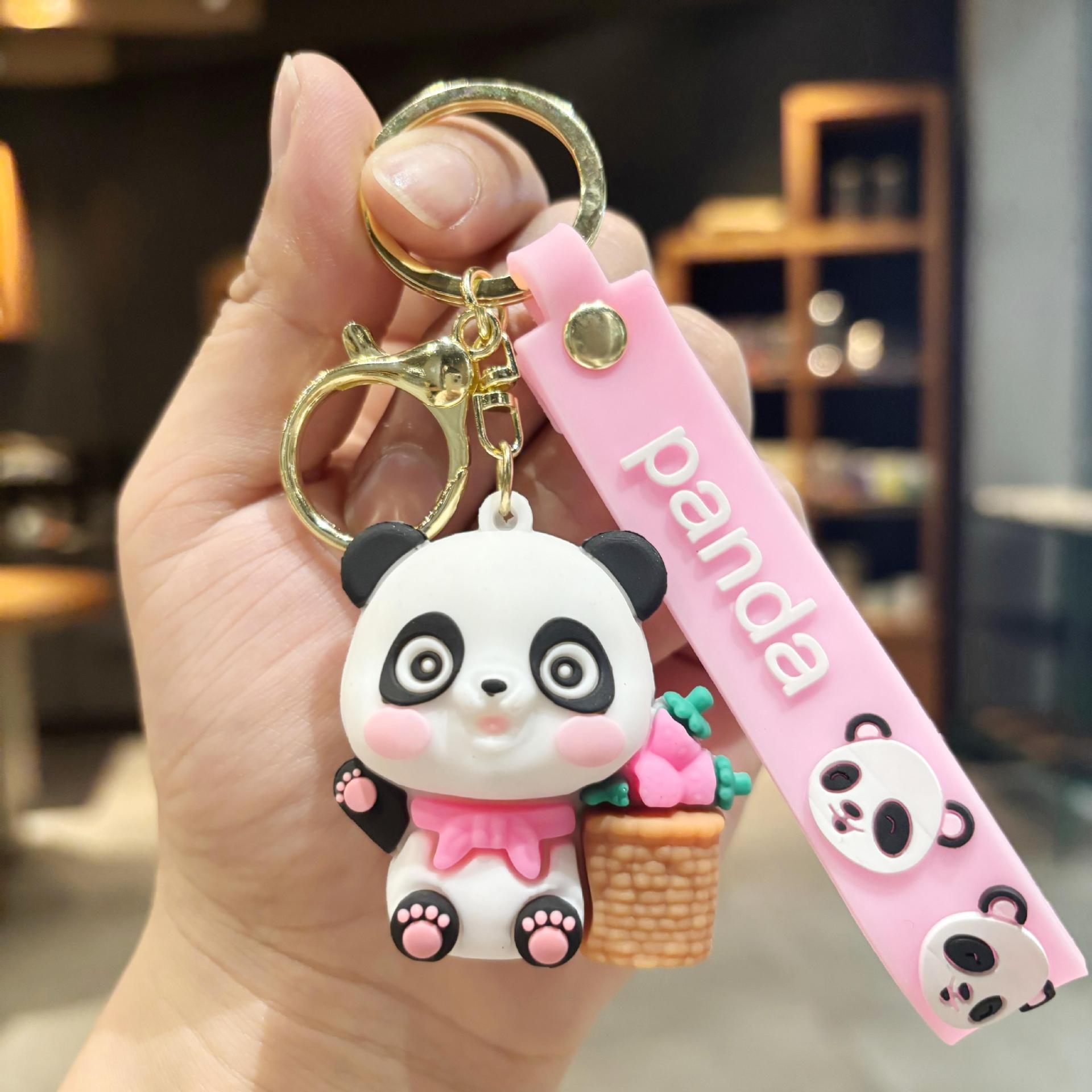 Wholesale Silicone cute cartoon keychain