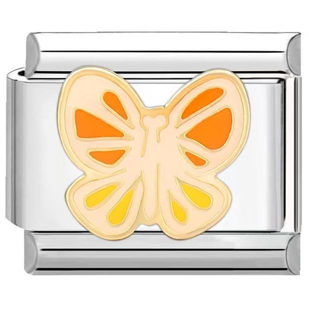 Wholesale Italian Charm Bracelet 9mm DIY Bat Precision   Creative Stainless Steel Composable Bracelet