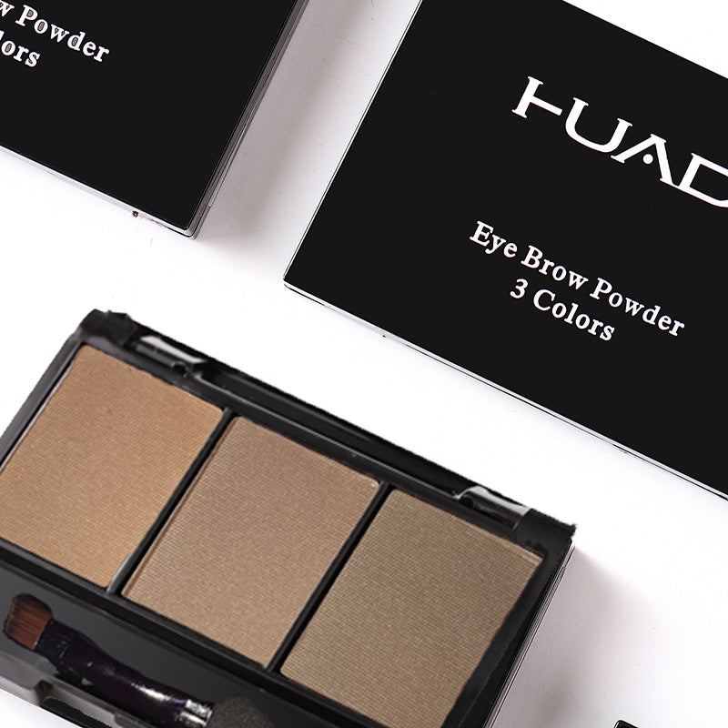 Wholesale three color eyebrow palette eyebrow powder